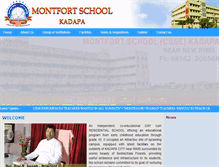 Tablet Screenshot of montfortschoolkadapa.org